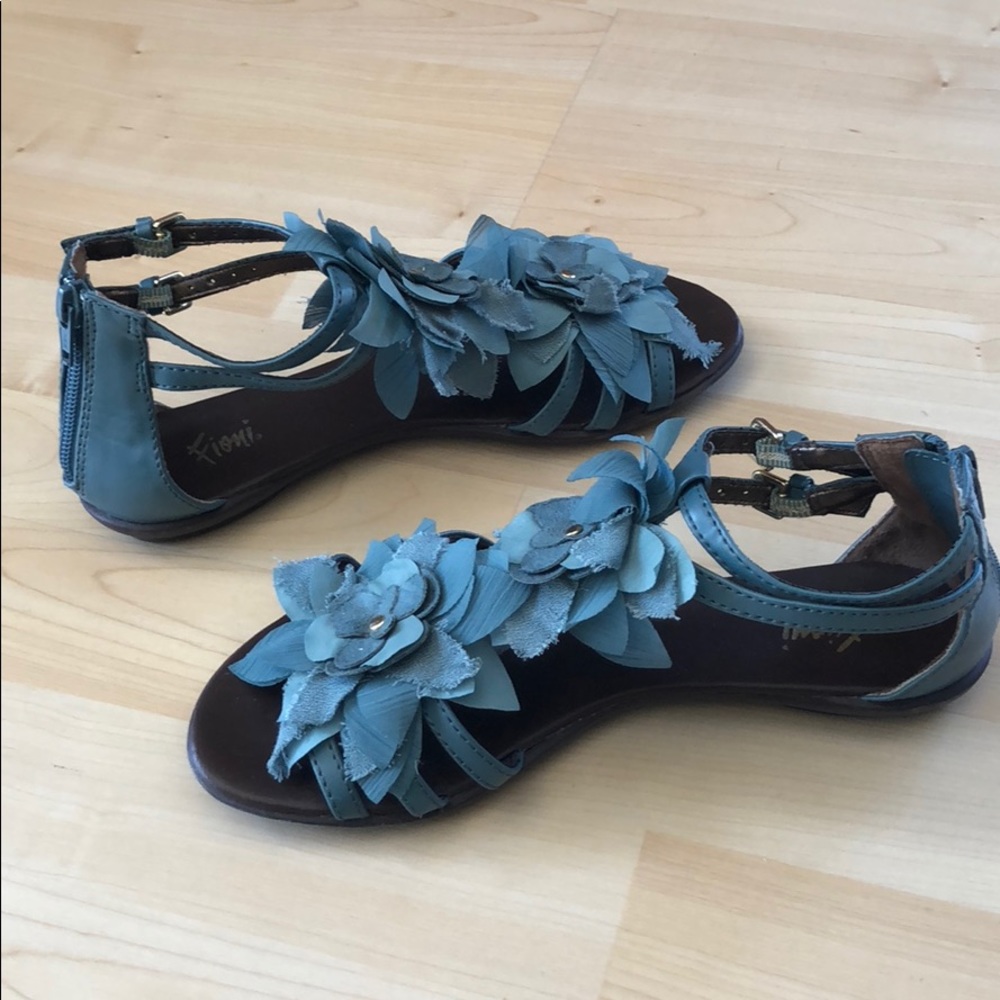 beautiful flower shoes size 7 - Picture 1 of 6